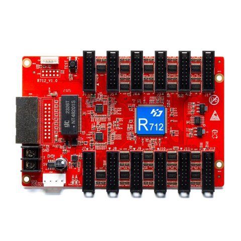 Huidu HD-R712 placă de recepție pentru ecrane LED, 141.5&times;91.21&times;15mm, HUB75